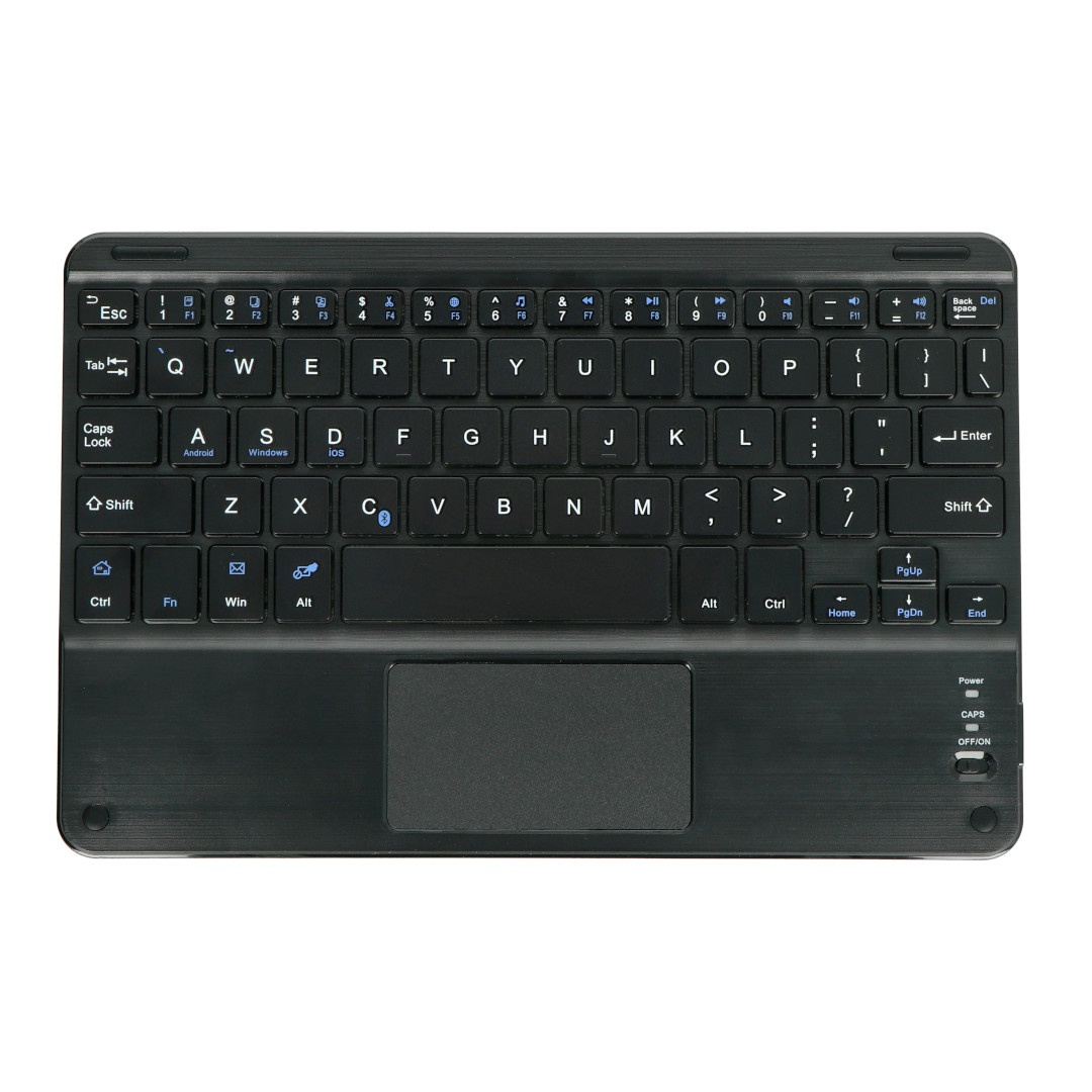 Klawiatura bezprzewodowa Bluetooth 3.0 z Touchpad - czarna - 10 cali